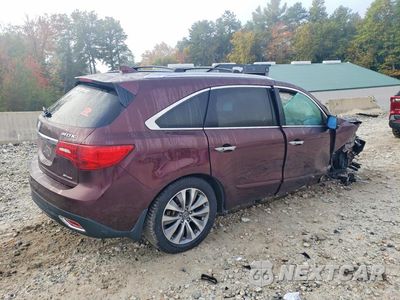 Trzecie zdjęcie samochodu z tyłu: 2015 ACURA MDX TECHNOLOGY VIN:5FRYD4H43FB007071 - miniatura