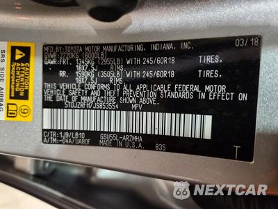 Zdjęcie 14 z 14 samochodu: 2018 TOYOTA HIGHLANDER XLE VIN:5TDJZRFH7JS853554 - miniatura