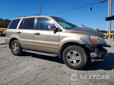 Czwarte zdjęcie samochodu z boku: 2005 HONDA PILOT EXL VIN:2HKYF18785H570539 - miniatura