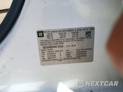 Zdjęcie 12 z 12 samochodu: 2017 GMC SIERRA K1500 SLT VIN:3GTU2NEC6HG193936 - miniatura