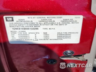 Zdjęcie 14 z 14 samochodu: 2006 CHEVROLET TRAILBLAZER EXT LS VIN:1GNES16S666132286 - miniatura
