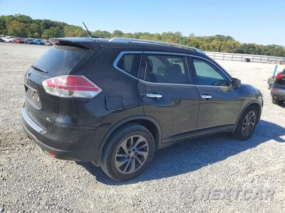 Trzecie zdjęcie samochodu z tyłu: 2016 NISSAN ROGUE SL VIN:5N1AT2MT0GC763152 - miniatura