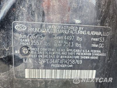 Zdjęcie 12 z 12 samochodu: 2015 HYUNDAI SONATA LIMITED VIN:5NPE34AFXFH258769 - miniatura