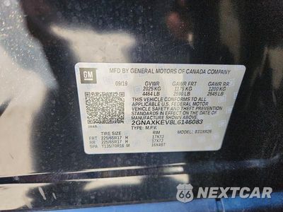 Zdjęcie 14 z 14 samochodu: 2020 CHEVROLET EQUINOX LT VIN:2GNAXKEV8L6146083 - miniatura