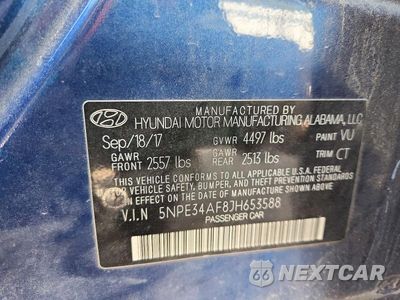 Zdjęcie 12 z 12 samochodu: 2018 HYUNDAI SONATA SPORT VIN:5NPE34AF8JH653588 - miniatura