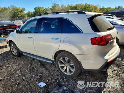 Drugie zdjęcie samochodu z przodu: 2010 ACURA MDX ADVANCE VIN:2HNYD2H72AH521880 - miniatura