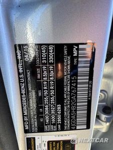 Zdjęcie 11 z 11 samochodu: 2016 MERCEDES-BENZ GLE 350 4MATIC VIN:4JGDA5HB2GA767415 - miniatura