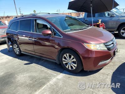 Czwarte zdjęcie samochodu z boku: 2017 HONDA ODYSSEY EXL VIN:5FNRL5H65HB023579 - miniatura