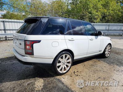 Trzecie zdjęcie samochodu z tyłu: 2016 LAND ROVER RANGE ROVER SUPERCHARGED VIN:SALGS2EF9GA301462 - miniatura