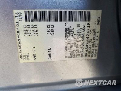 Zdjęcie 13 z 13 samochodu: 2010 NISSAN ALTIMA 2.5 VIN:1N4AL2APXAN424718 - miniatura