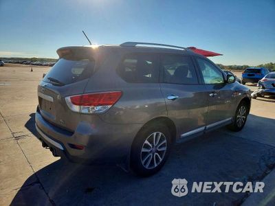 Trzecie zdjęcie samochodu z tyłu: 2014 NISSAN PATHFINDER SL VIN:5N1AR2MN9EC732821 - miniatura