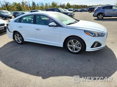 Czwarte zdjęcie samochodu z boku: 2019 HYUNDAI SONATA SEL VIN:5NPE34AF4KH816576 - miniatura