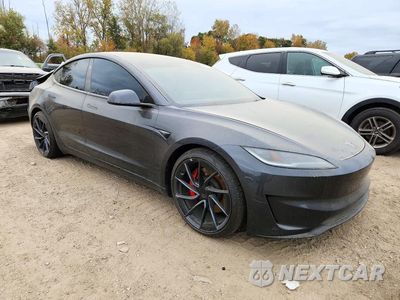 Czwarte zdjęcie samochodu z boku: 2024 TESLA MODEL 3 VIN:5YJ3E1ET0RF795816 - miniatura