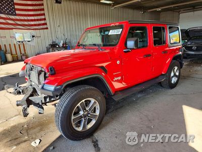 2019 JEEP WRANGLER UNLIMITED SAHARA 1C4HJXEN7KW687667 - główne zdjęcie licytacji z USA - miniatura