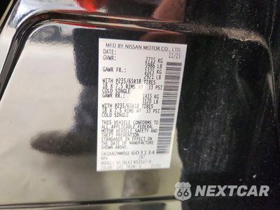 Zdjęcie 13 z 13 samochodu: 2016 NISSAN PATHFINDER SV VIN:5N1AR2MM0GC603134 - miniatura