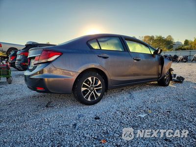 Trzecie zdjęcie samochodu z tyłu: 2014 HONDA CIVIC EX VIN:2HGFB2F80EH552616 - miniatura
