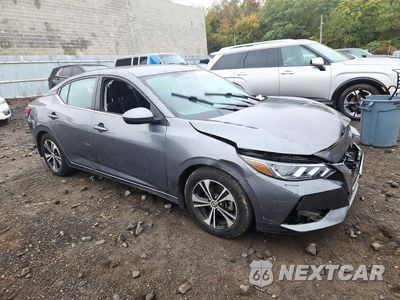 Czwarte zdjęcie samochodu z boku: 2021 NISSAN SENTRA SV VIN:3N1AB8CV5MY258968 - miniatura