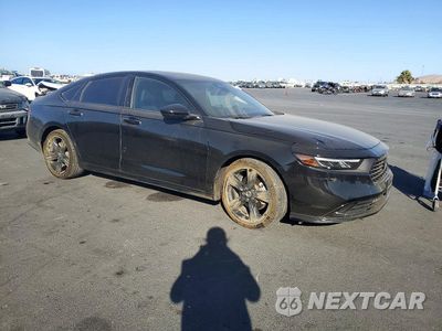 Czwarte zdjęcie samochodu z boku: 2024 HONDA ACCORD HYBRID SPORT-L VIN:1HGCY2F79RA021251 - miniatura