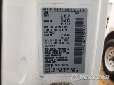 Zdjęcie 13 z 13 samochodu: 2021 NISSAN NV200 DELIVERY VAN VIN:3N6CM0KN2MK703623 - miniatura