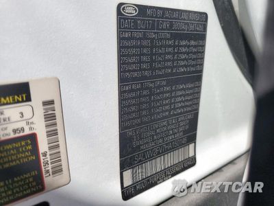 Zdjęcie 13 z 13 samochodu: 2017 LAND ROVER RANGE ROVER SPORT HSE DYNAMIC VIN:SALWV2FV7HA150146 - miniatura