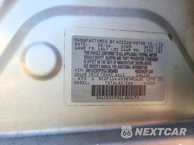 Zdjęcie 12 z 12 samochodu: 2016 NISSAN VERSA NOTE SV VIN:3N1CE2CP2GL385693 - miniatura
