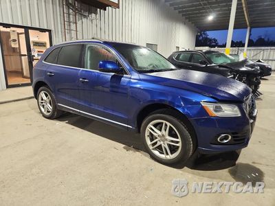 Czwarte zdjęcie samochodu z boku: 2017 AUDI Q5 PREMIUM PLUS VIN:WA1L2AFP4HA045105 - miniatura
