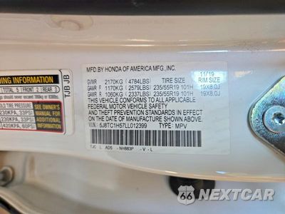 Zdjęcie 13 z 13 samochodu: 2020 ACURA RDX TECHNOLOGY VIN:5J8TC1H57LL012399 - miniatura