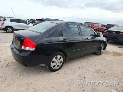 Trzecie zdjęcie samochodu z tyłu: 2009 KIA SPECTRA LX VIN:KNAFE221295647316 - miniatura