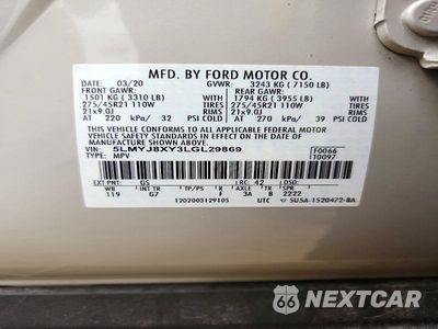 Zdjęcie 12 z 12 samochodu: 2020 LINCOLN AVIATOR GRAND TOURING VIN:5LMYJ8XY3LGL29869 - miniatura