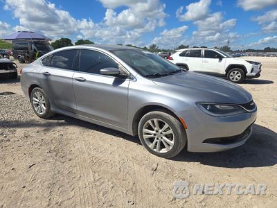 Czwarte zdjęcie samochodu z boku: 2015 CHRYSLER 200 LIMITED VIN:1C3CCCAB2FN585976 - miniatura