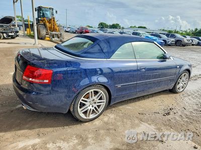 Trzecie zdjęcie samochodu z tyłu: 2009 AUDI A4 2.0T CABRIOLET QUATTRO VIN:WAUDF48H99K008324 - miniatura