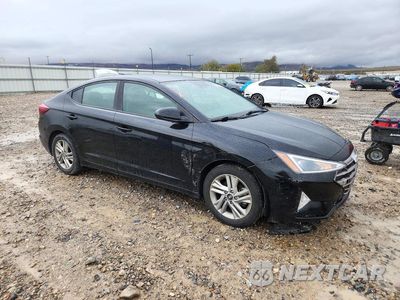 Czwarte zdjęcie samochodu z boku: 2019 HYUNDAI ELANTRA SEL VIN:KMHD84LF3KU838709 - miniatura