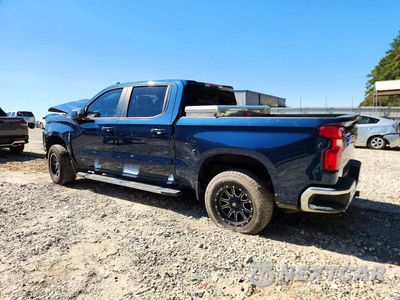 Drugie zdjęcie samochodu z przodu: 2019 CHEVROLET SILVERADO K1500 LT VIN:3GCUYDEDXKG204428 - miniatura