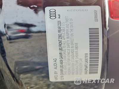 Zdjęcie 12 z 12 samochodu: 2018 AUDI A5 PREMIUM PLUS VIN:WAUPNAF51JA001918 - miniatura