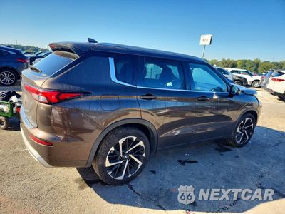 Trzecie zdjęcie samochodu z tyłu: 2022 MITSUBISHI OUTLANDER SEL VIN:JA4J4VA87NZ074250 - miniatura