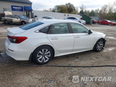 Trzecie zdjęcie samochodu z tyłu: 2022 HONDA CIVIC LX VIN:2HGFE2F25NH526841 - miniatura