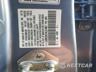 Zdjęcie 13 z 13 samochodu: 2010 HONDA CR-V LX VIN:5J6RE3H37AL014061 - miniatura