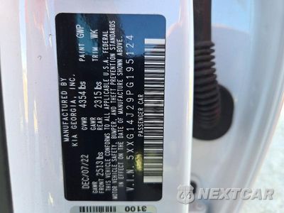 Zdjęcie 13 z 13 samochodu: 2023 KIA K5 LXS VIN:5XXG14J29PG195124 - miniatura