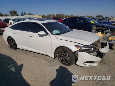Czwarte zdjęcie samochodu z boku: 2020 HONDA ACCORD SPORT VIN:1HGCV2F30LA015254 - miniatura
