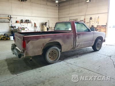 Trzecie zdjęcie samochodu z tyłu: 1993 CHEVROLET S TRUCK S10 VIN:1GCCS14A0P8150475 - miniatura