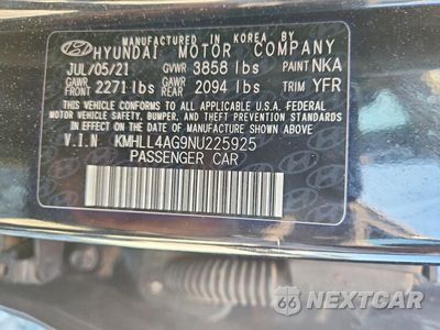 Zdjęcie 12 z 12 samochodu: 2022 HYUNDAI ELANTRA SE VIN:KMHLL4AG9NU225925 - miniatura