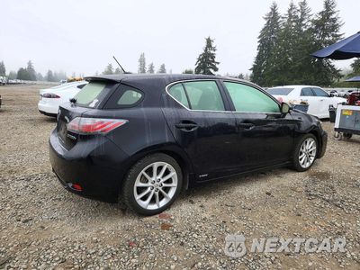 Trzecie zdjęcie samochodu z tyłu: 2012 LEXUS CT 200 VIN:JTHKD5BH9C2109187 - miniatura