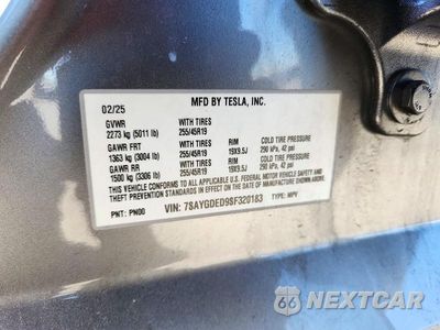 Zdjęcie 13 z 13 samochodu: 2025 TESLA MODEL Y VIN:7SAYGDED9SF320183 - miniatura