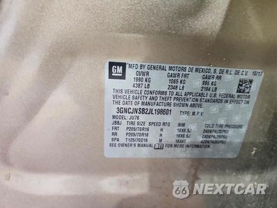 Zdjęcie 13 z 13 samochodu: 2018 CHEVROLET TRAX LS VIN:3GNCJNSB2JL198601 - miniatura