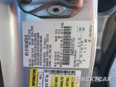 Zdjęcie 12 z 12 samochodu: 2018 FORD FUSION SE HYBRID VIN:3FA6P0LU1JR195036 - miniatura
