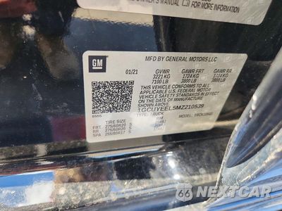 Zdjęcie 12 z 12 samochodu: 2021 CHEVROLET SILVERADO K1500 RST VIN:1GCUYEEL5MZ210539 - miniatura