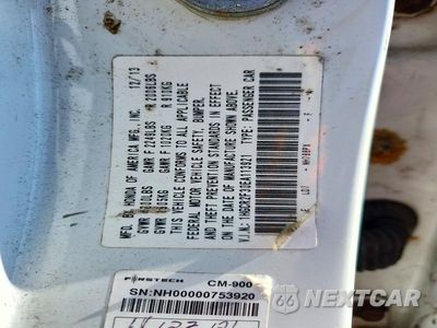 Zdjęcie 13 z 13 samochodu: 2014 HONDA ACCORD LX VIN:1HGCR2F30EA113921 - miniatura