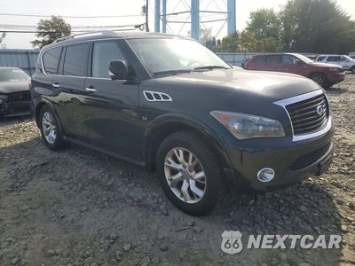 Czwarte zdjęcie samochodu z boku: 2014 INFINITI QX80 BASE VIN:JN8AZ2NC3E9353428 - miniatura