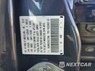 Zdjęcie 13 z 13 samochodu: 2007 HONDA ACCORD EX VIN:1HGCM56767A177984 - miniatura