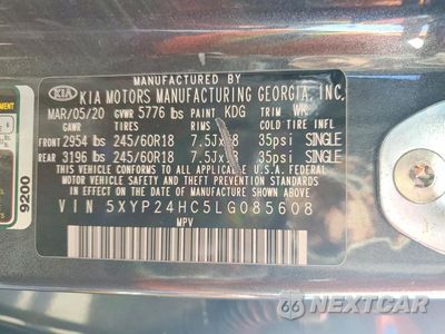Zdjęcie 13 z 13 samochodu: 2020 KIA TELLURIDE LX VIN:5XYP24HC5LG085608 - miniatura